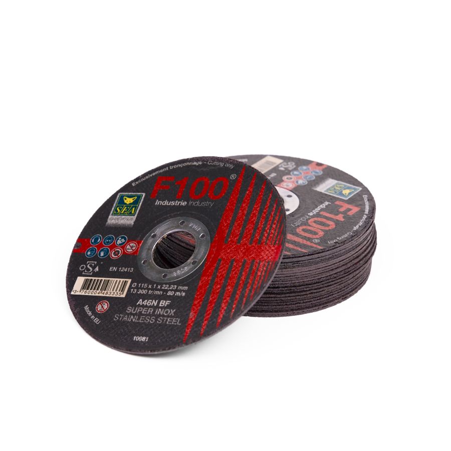 Meules plates diamètre 115 mm - 1,0 mm
