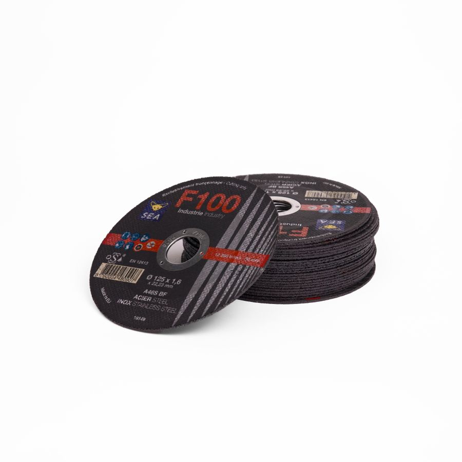 Meules plates diamètre 125 mm - 1,6 mm