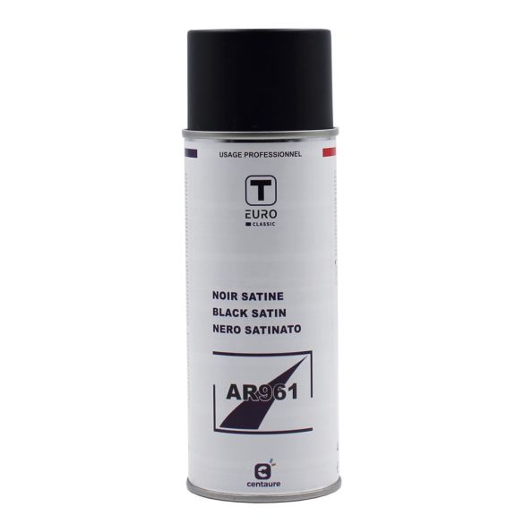 Peinture noir satiné