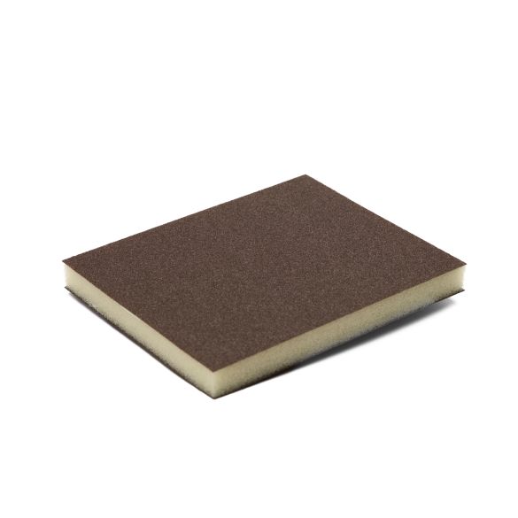 éponge abrasive marron